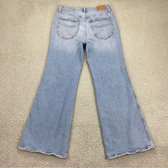 Madewell Light Blue Flare & Wide Leg Jeans - Picture 4 of 15